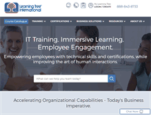 Tablet Screenshot of learningtree.ca